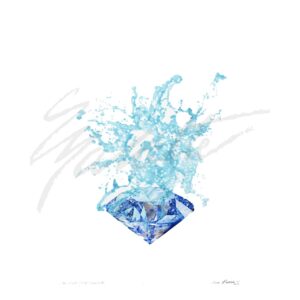 Splash of Blue Diamond